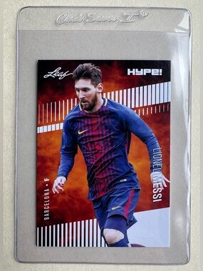 2020 Leaf HYPE! Lionel Messi #46 Barcelona GOAT Miami NM